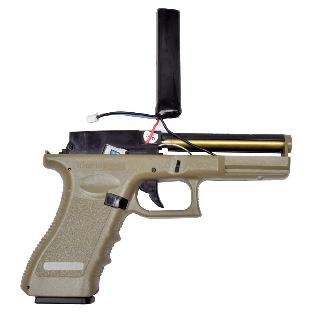 GLOCK 18C ELETTRICA MOSFET+LIPO GEN.4 - TAN - CYMA - immagine 4