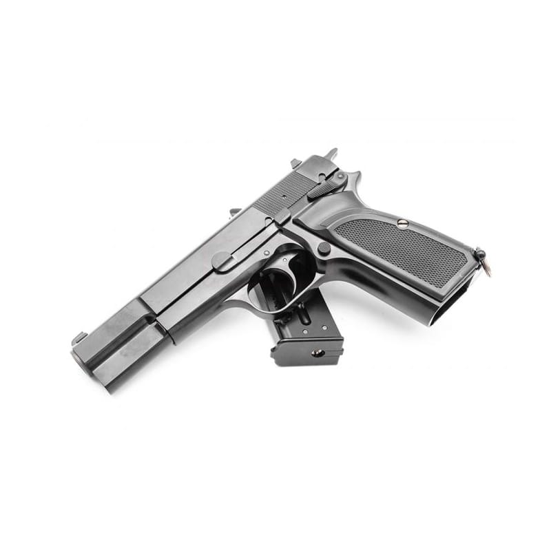 BROWNING MK3 HI-POWER FULL METAL GBB - SILVER - WE - immagine 3