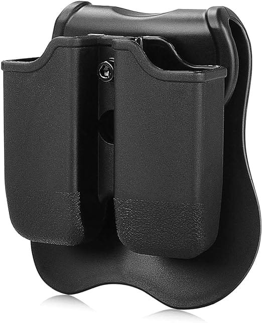 PORTA CARICATORE PER PISTOLA DOPPIO PER G17/G19 - AMOMAX