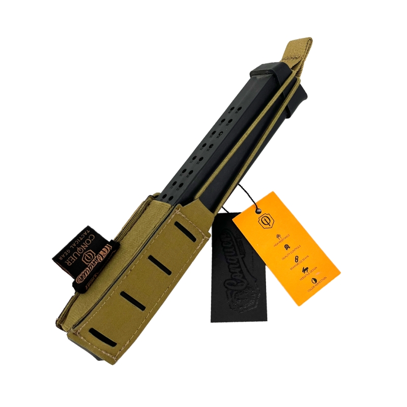 PORTA CARICATORE PER PISTOLA / SMG - MULTICAM - CONQUER TACTICAL - immagine 3