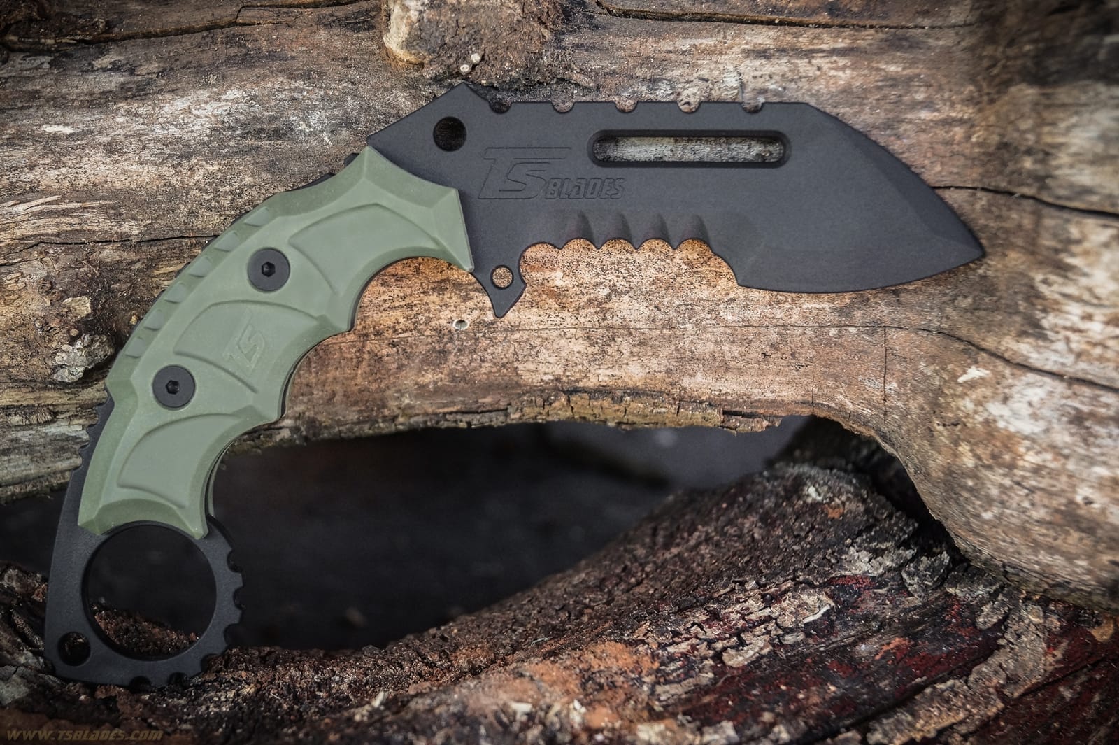 COLTELLO KARAMBIT DUMMY CHACAL G3 - TSBLADES - immagine 5