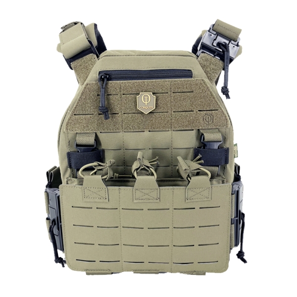 TATTICO PLATE CARRIER MQR - RANGER GREEN - CONQUER TACTICAL