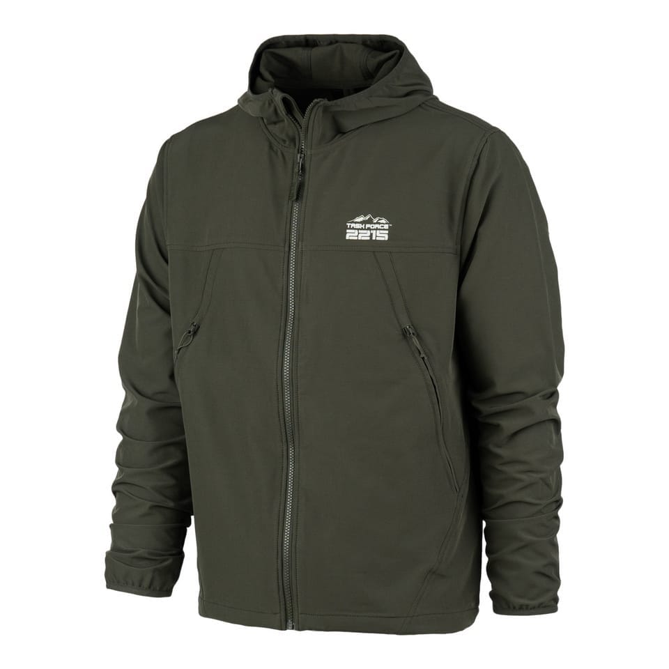 GIACCA SOFTSHELL TRAIL - RANGER GREEN - TASK FORCE 2215 - immagine 2
