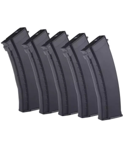 PACK 5X CARICATORE MONOFILARE AK74 150 BB - E&L
