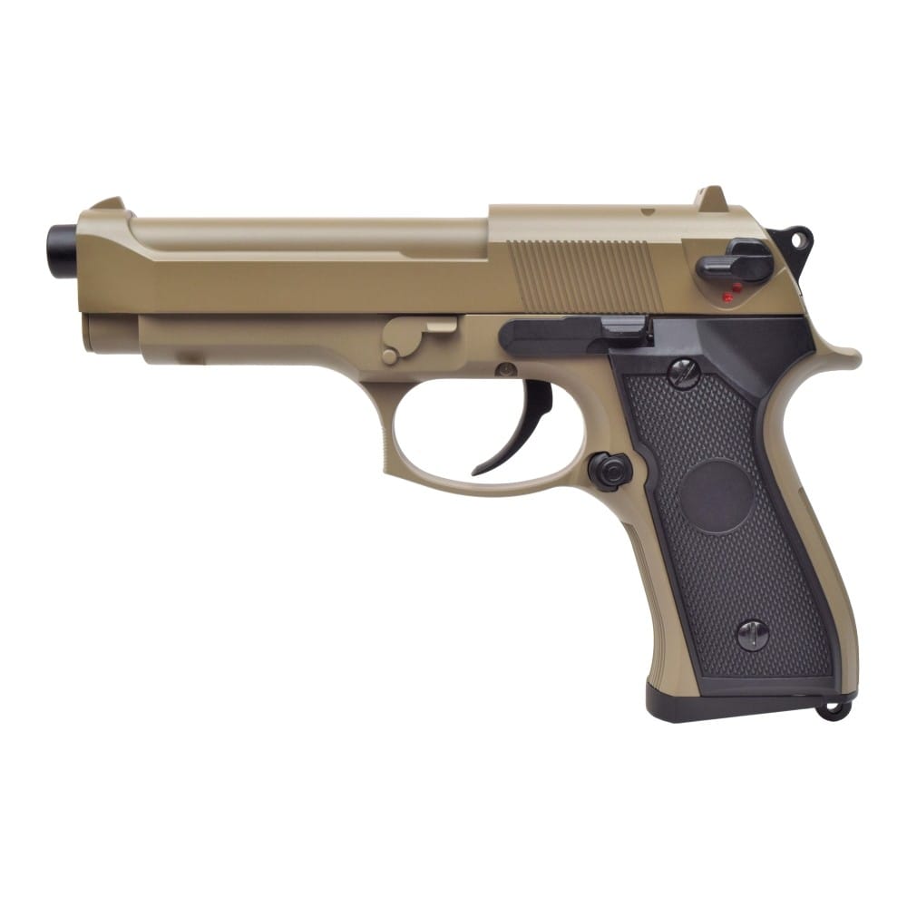 BERETTA M92 ELETTRICA MOSFET+LIPO GEN.4 - TAN - CYMA