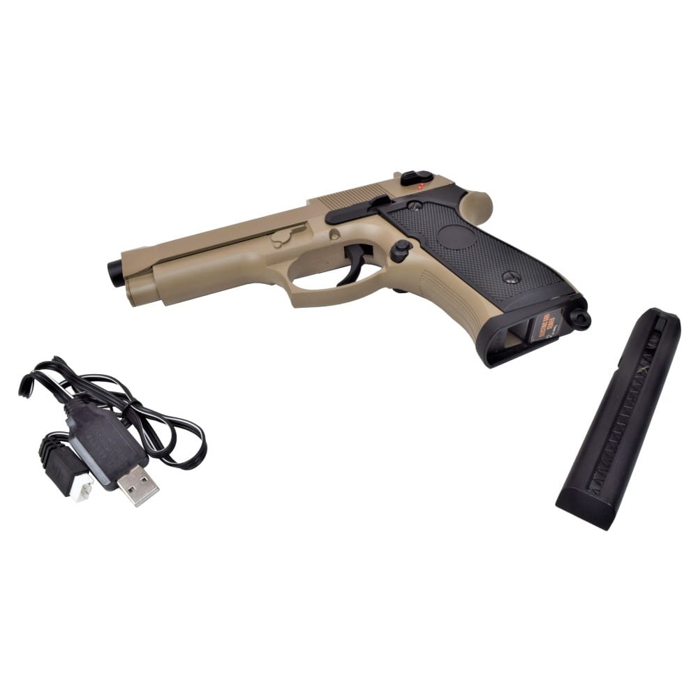 BERETTA M92 ELETTRICA MOSFET+LIPO GEN.4 - TAN - CYMA - immagine 3