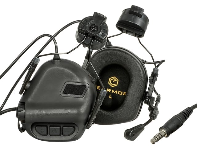 CUFFIE TATTICHE M32H PER ELMETTO - EARMOR - immagine 2