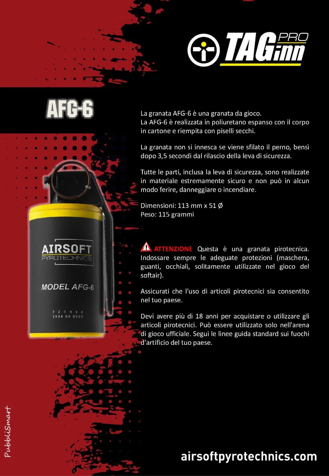 GRANATA AFG-6 - TAGINN - immagine 2