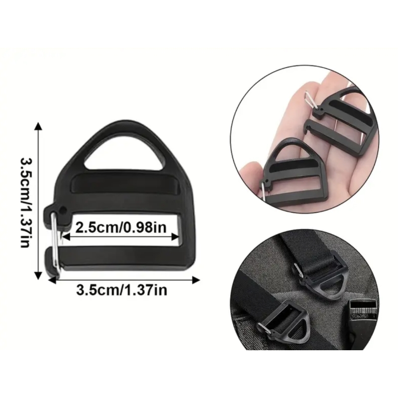 PACK 2X AGGANCI WEB PER CINGHIE - FOSTEX - immagine 3