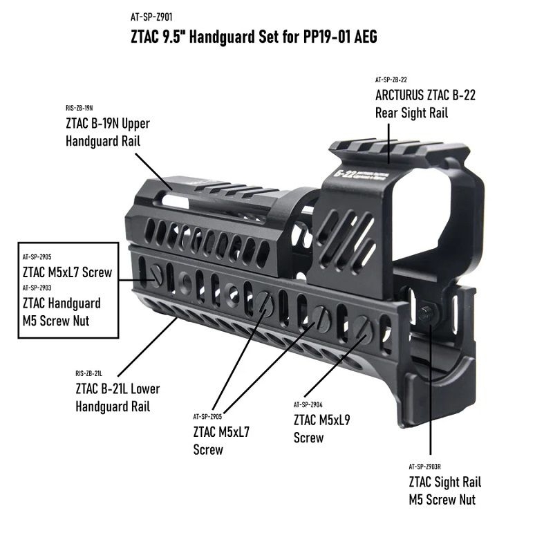 PP19-01 VITYAZ ZTAC SP1 CQB AEG FE - ARCTURUS - immagine 10