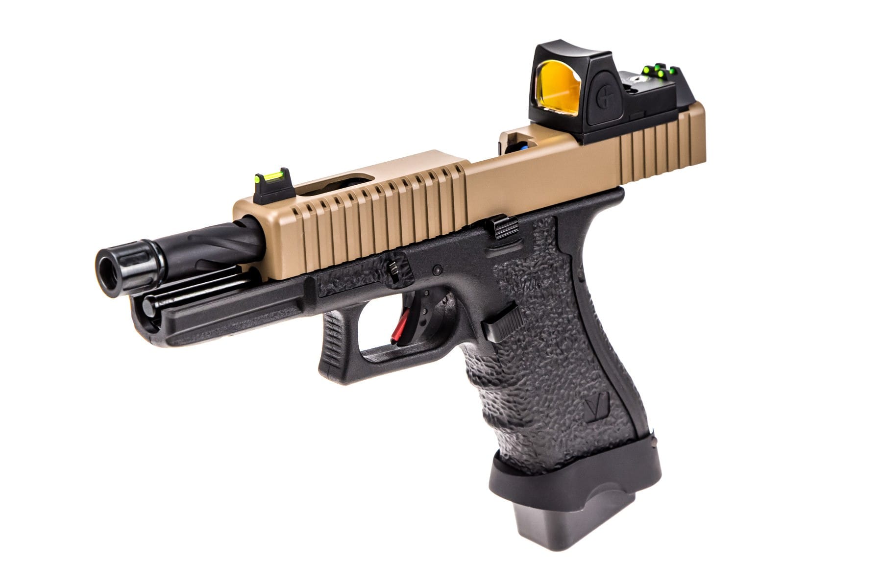 GLOCK 17 EU17 + BDS GBB - HALF-TAN - VORSK - immagine 3