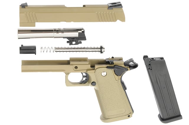 1911 BABY HI-CAPA 3303 GBB - TAN - GOLDEN EAGLE - immagine 8