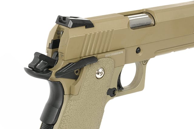 1911 BABY HI-CAPA 3303 GBB - TAN - GOLDEN EAGLE - immagine 5