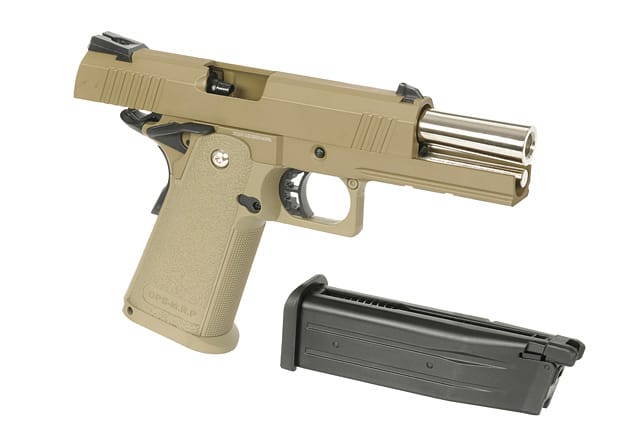 1911 BABY HI-CAPA 3303 GBB - TAN - GOLDEN EAGLE - immagine 6