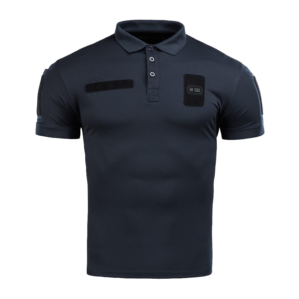 POLO ELITE TACTICAL COOLMAX - DARK BLU NAVY - M-TAC - immagine 2