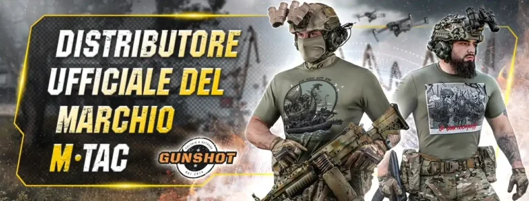 M-TAC Gunshot distributore ufficiale banner softair militare
