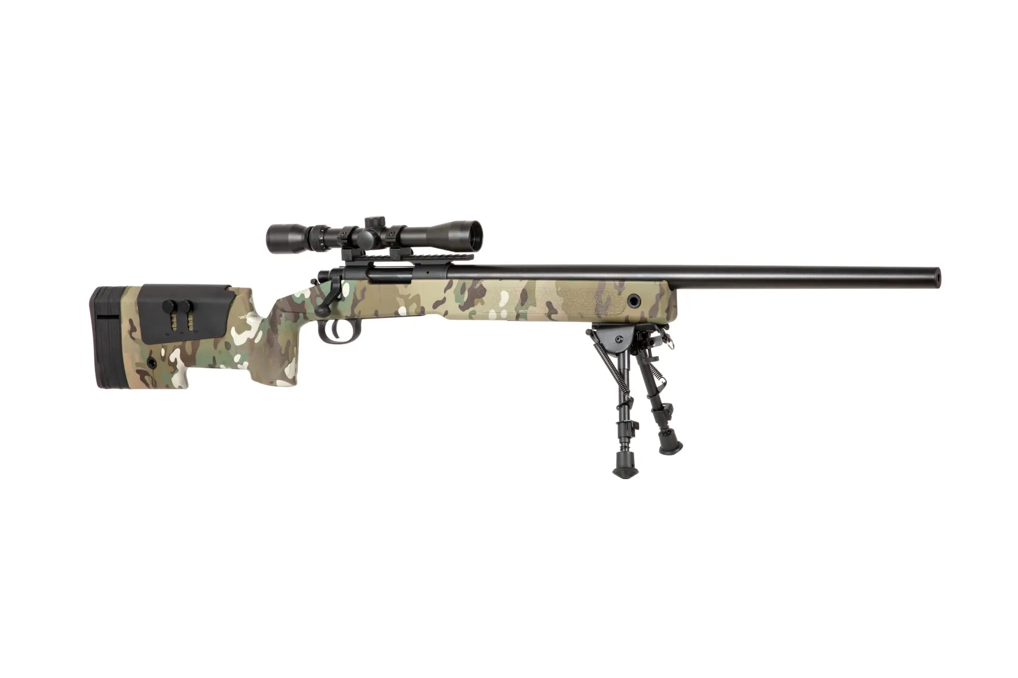 SNIPER RIFLE SA-S02 CORE + OTTICA E BIPIEDE - MULTICAM - SPECNA ARMS - immagine 5