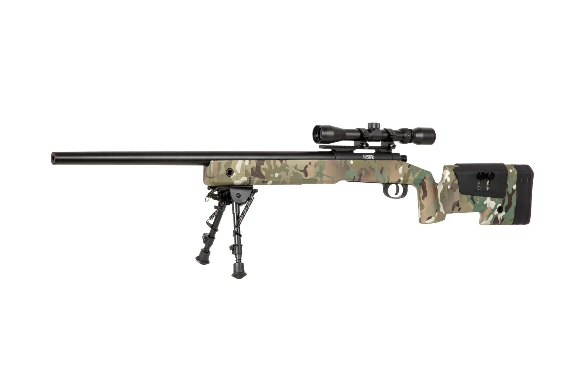 SNIPER RIFLE SA-S02 CORE + OTTICA E BIPIEDE - MULTICAM - SPECNA ARMS - immagine 2