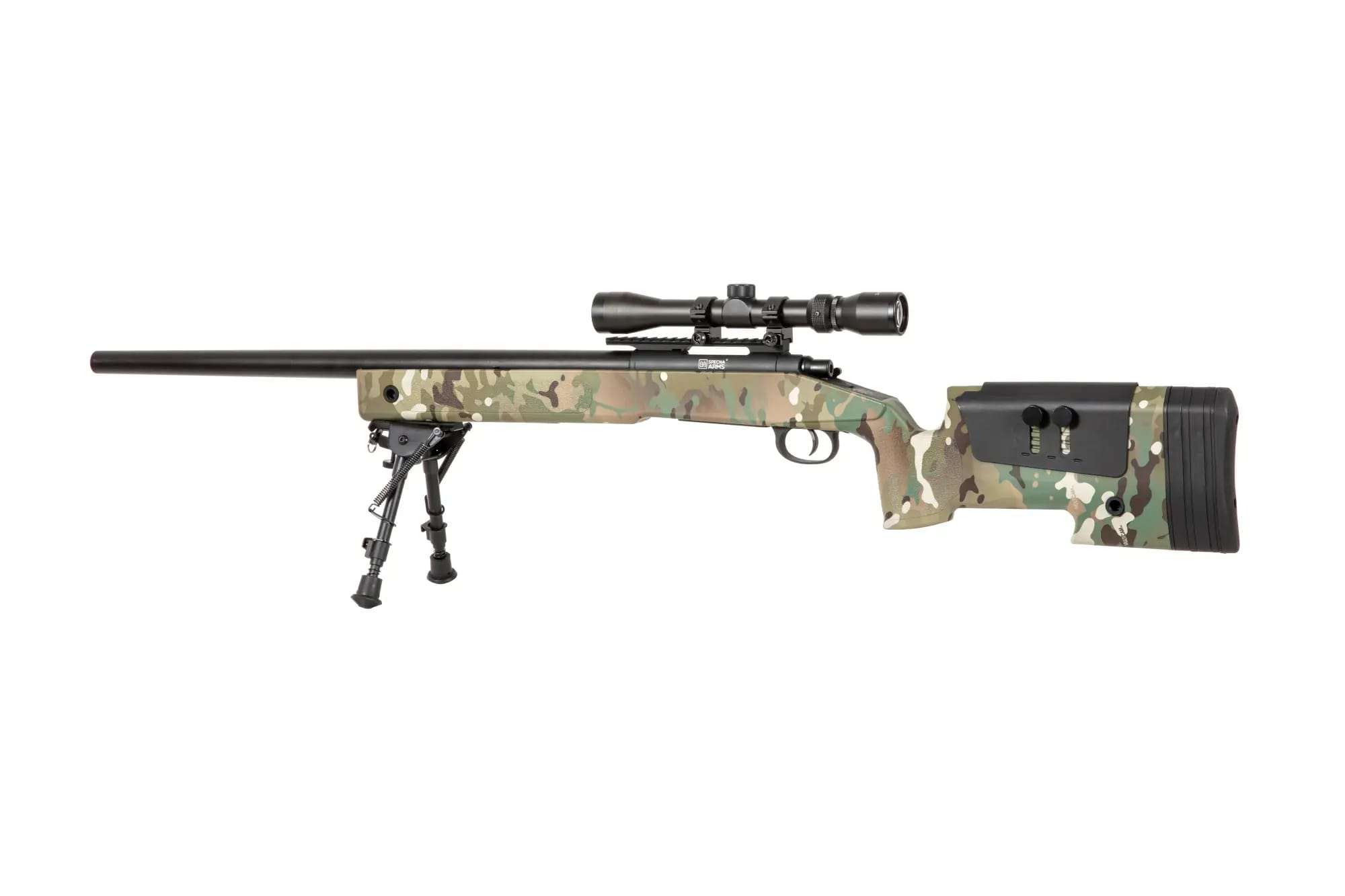 SNIPER RIFLE SA-S02 CORE + OTTICA E BIPIEDE - MULTICAM - SPECNA ARMS - immagine 3