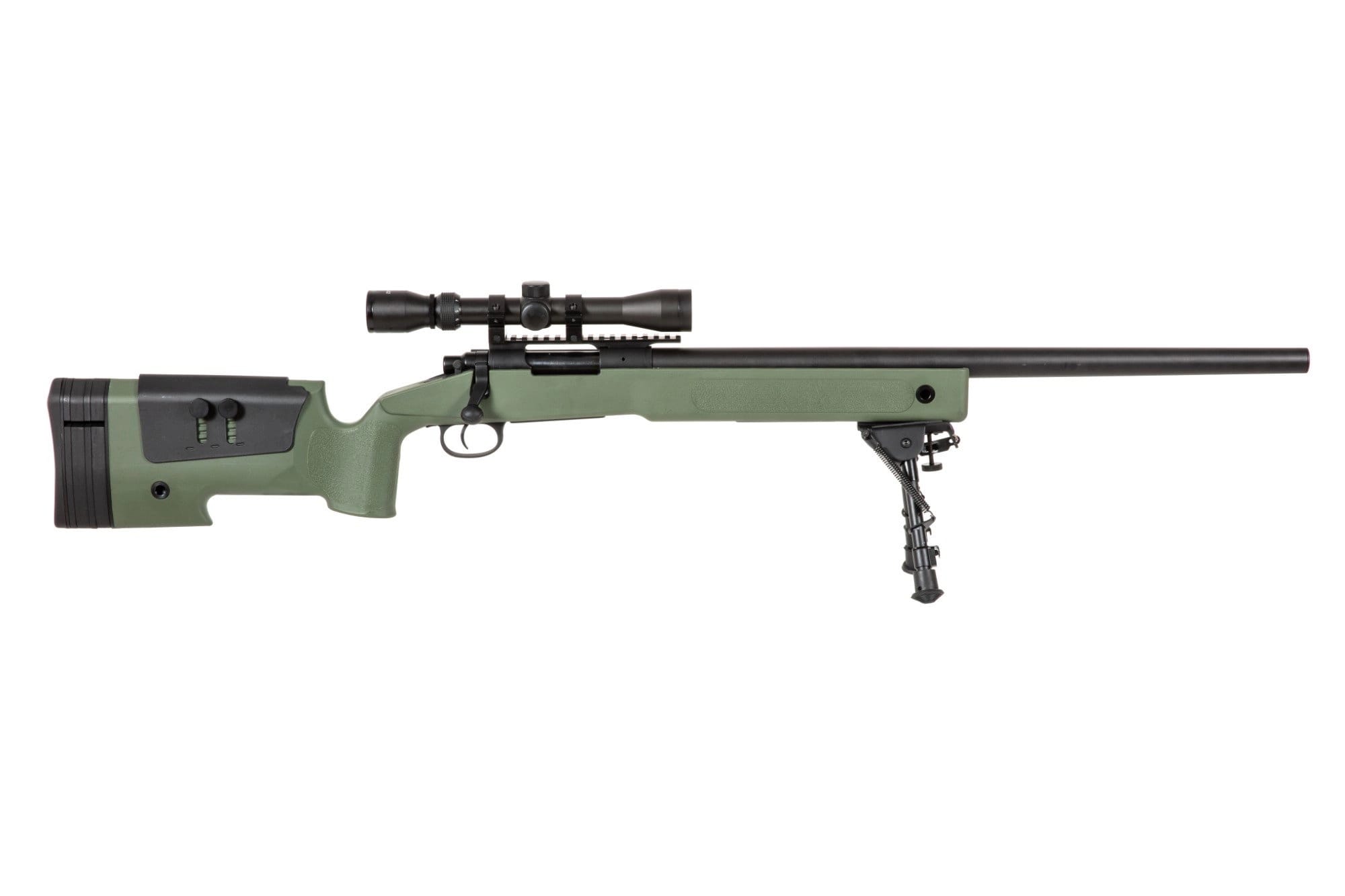SNIPER RIFLE SA-S02 CORE + OTTICA E BIPIEDE - OD GREEN - SPECNA ARMS - immagine 2