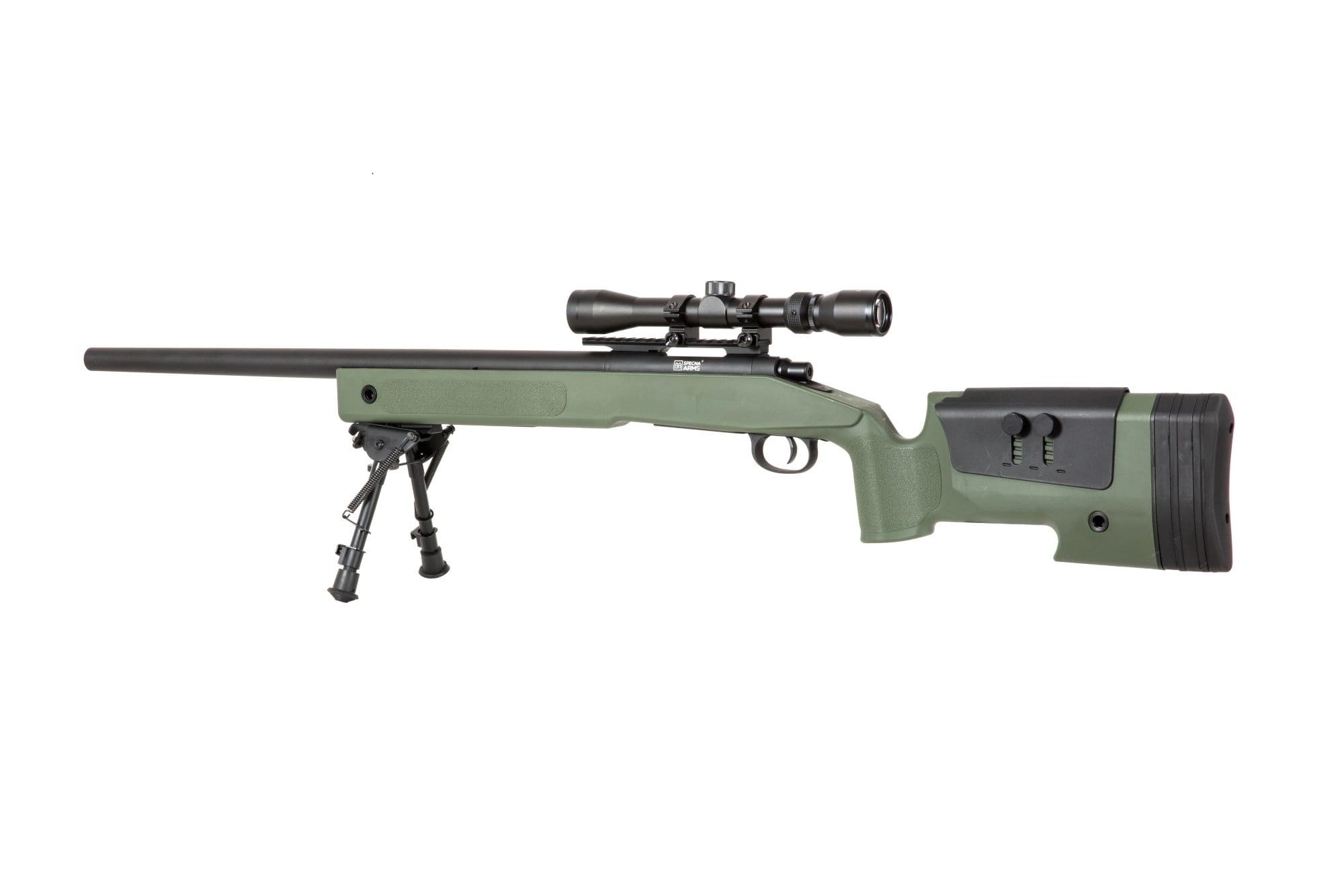 SNIPER RIFLE SA-S02 CORE + OTTICA E BIPIEDE - OD GREEN - SPECNA ARMS - immagine 3