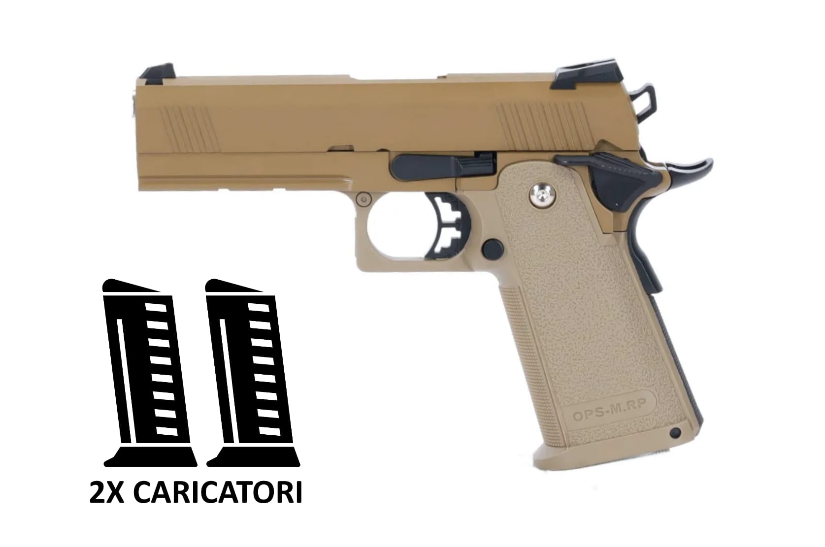 HI-CAPA VGP03 VAPOR GBB - TAN - SPECNA ARMS