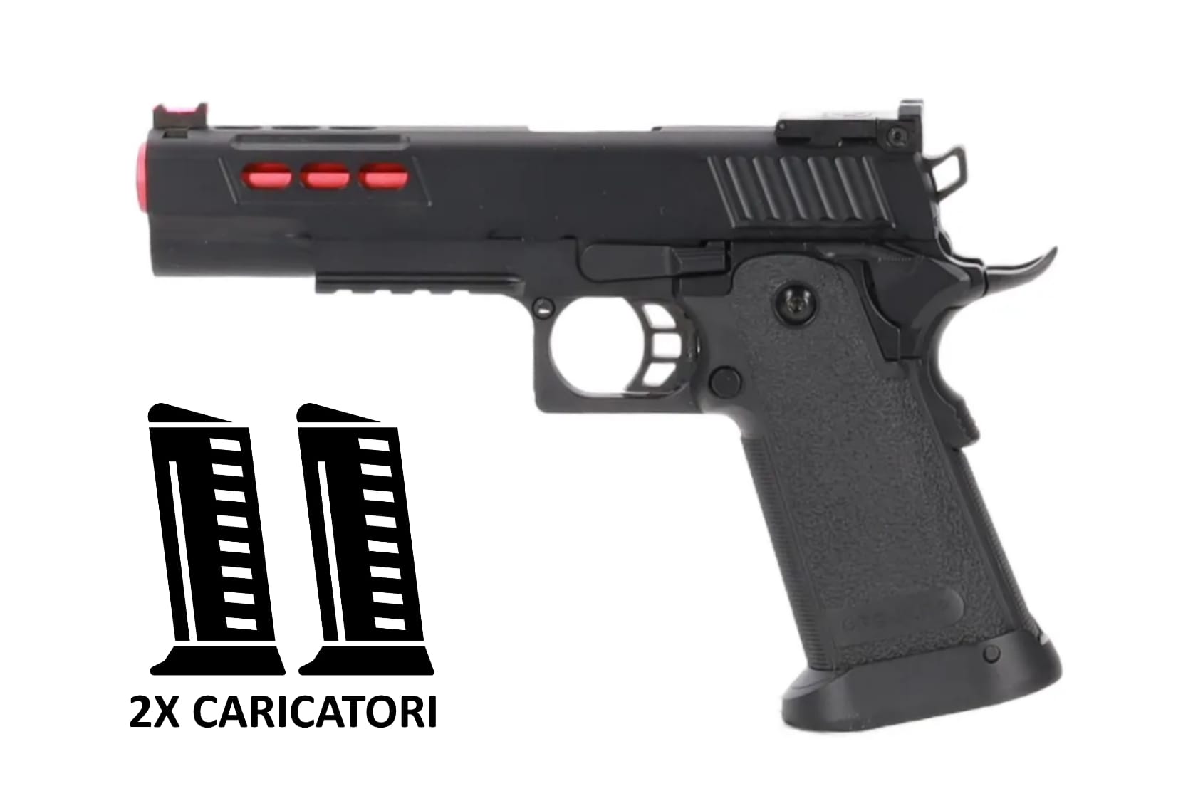 HI-CAPA VGP12 VAPOR GBB - RED - SPECNA ARMS