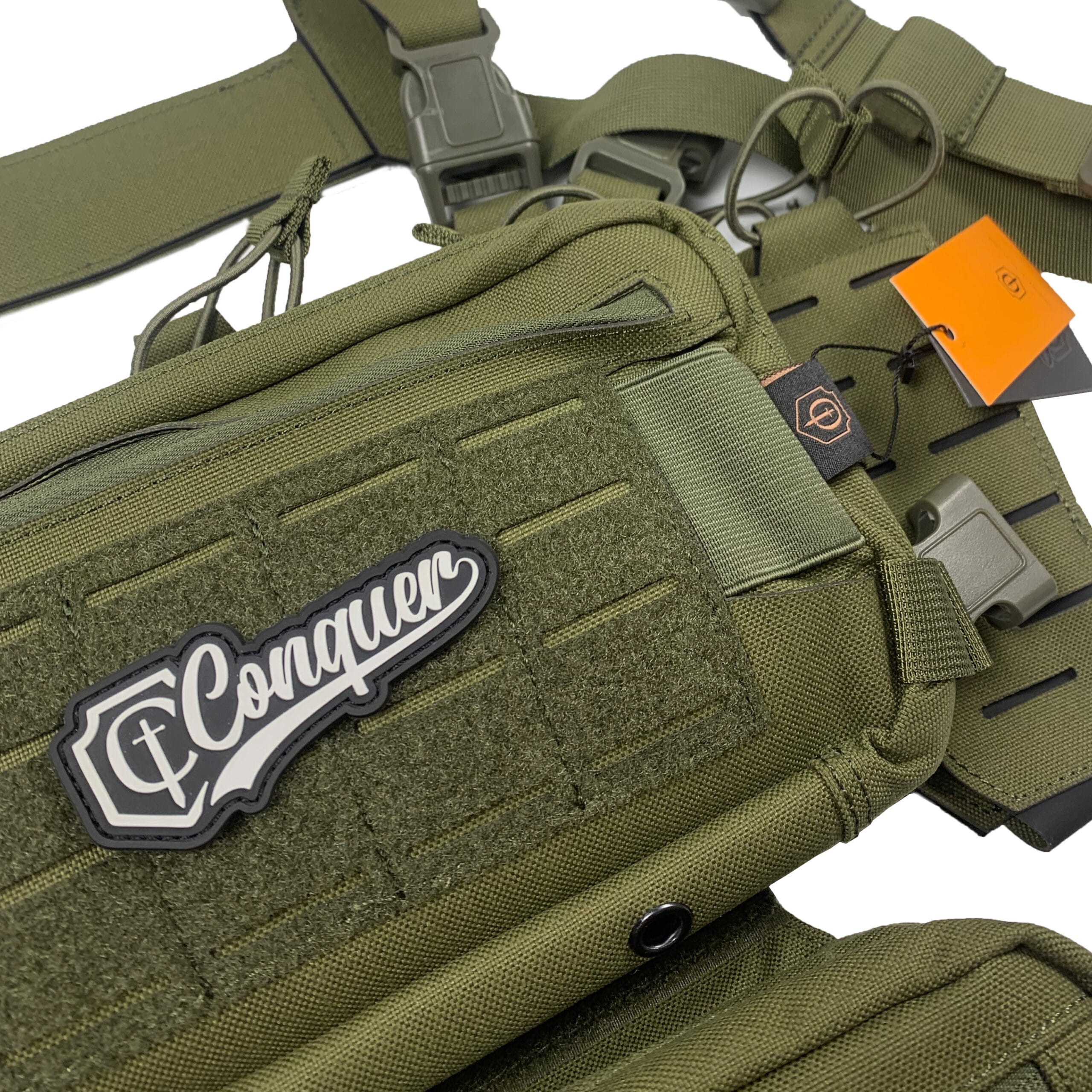TITAN CHEST RIG - OD GREEN - CONQUER TACTICAL GEAR - immagine 2