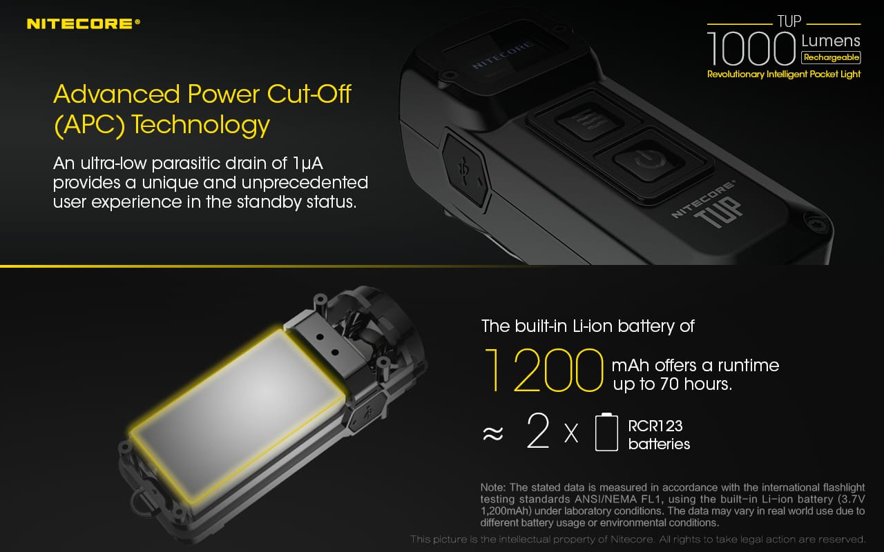 TORCIA TUP 1000 LUMEN - NITECORE - immagine 8