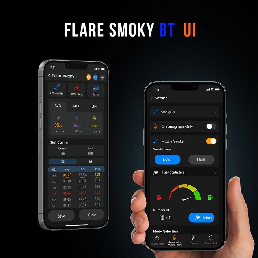 TRACCIANTE FLARE SMOKY BT V900 - E-SHOOTER - immagine 3