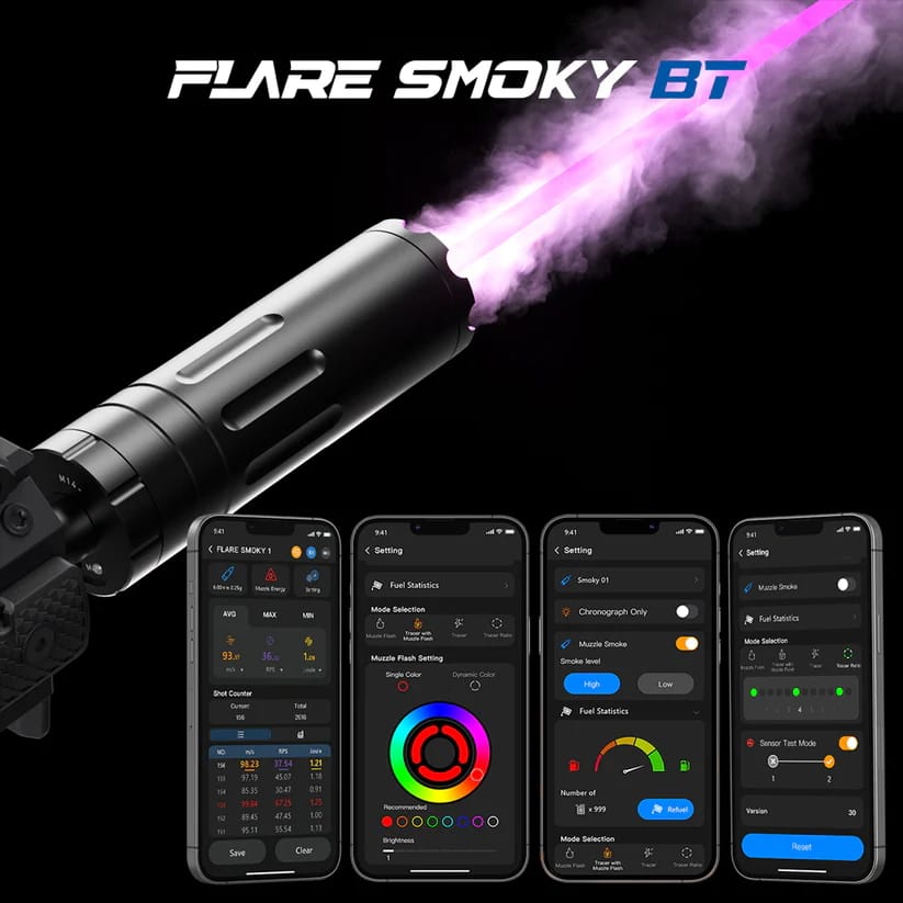 TRACCIANTE FLARE SMOKY BT V900 - E-SHOOTER