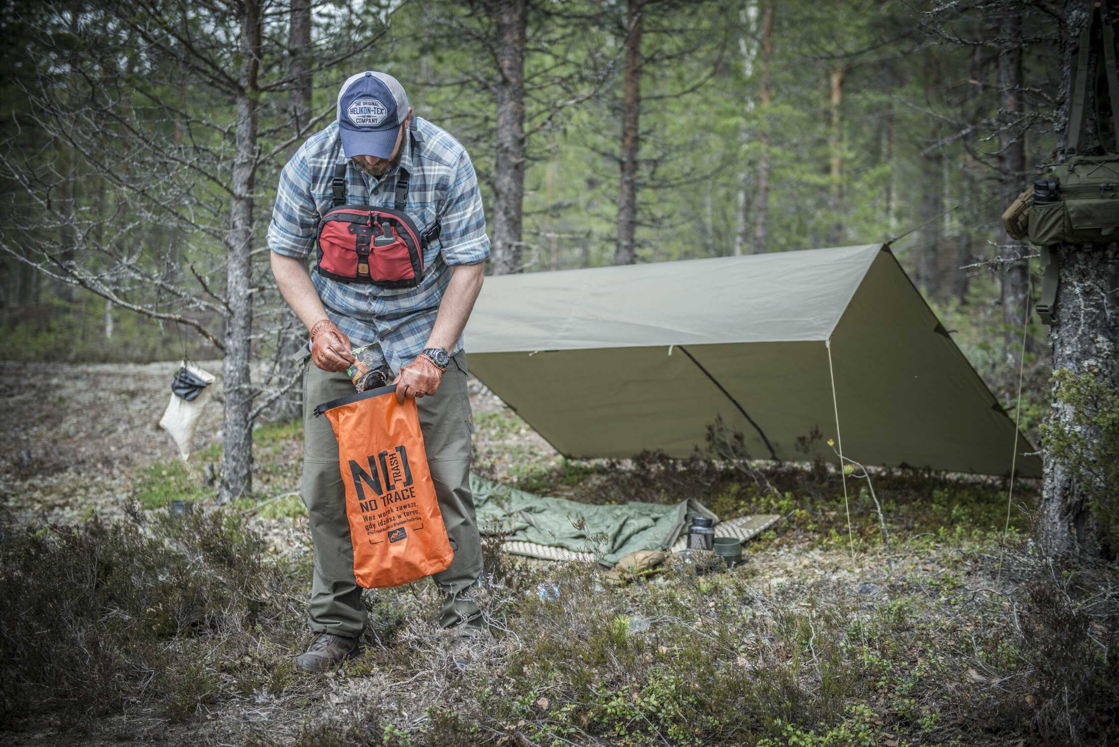 DIRT BAG - ORANGE - HELIKON TEX - immagine 5