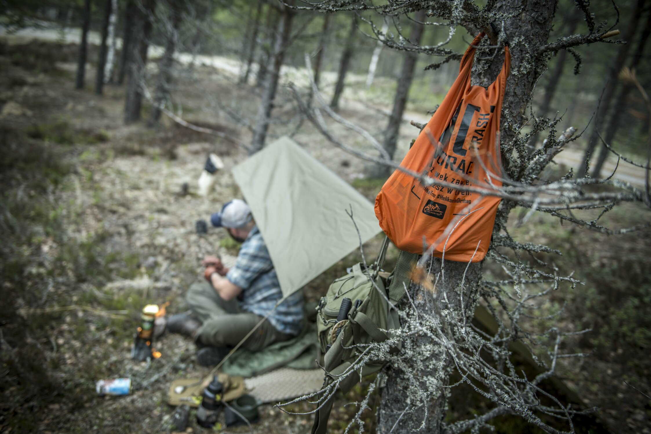 DIRT BAG - ORANGE - HELIKON TEX - immagine 6