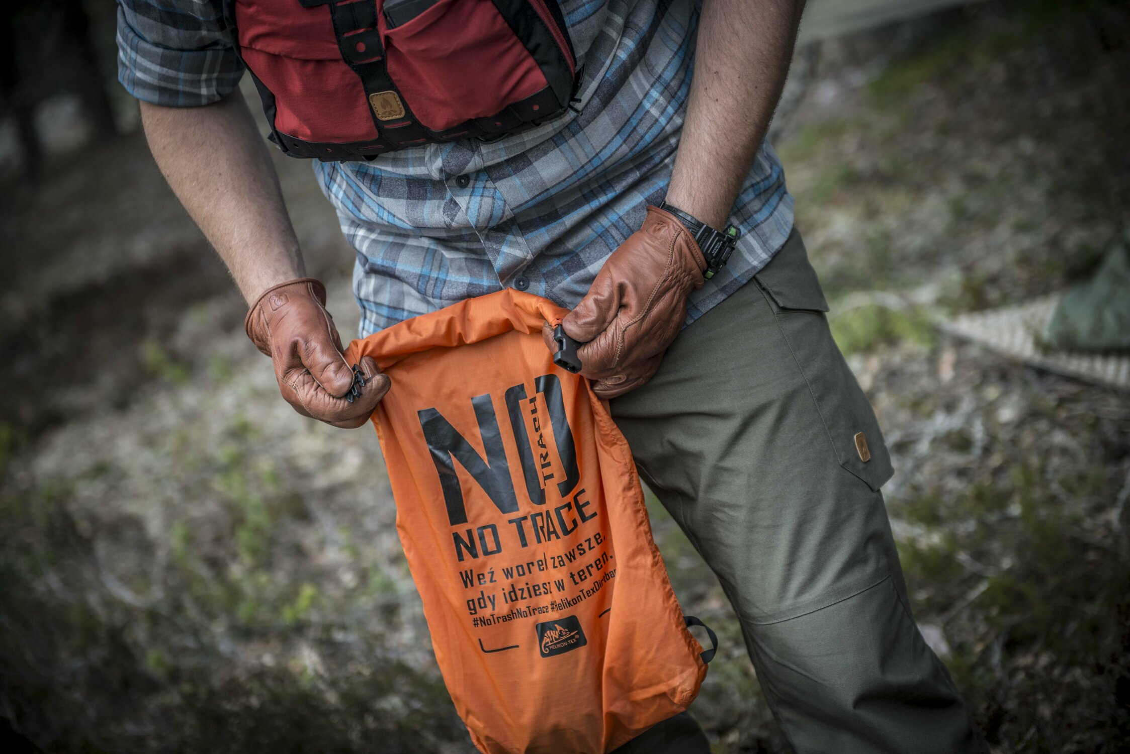 DIRT BAG - ORANGE - HELIKON TEX - immagine 7