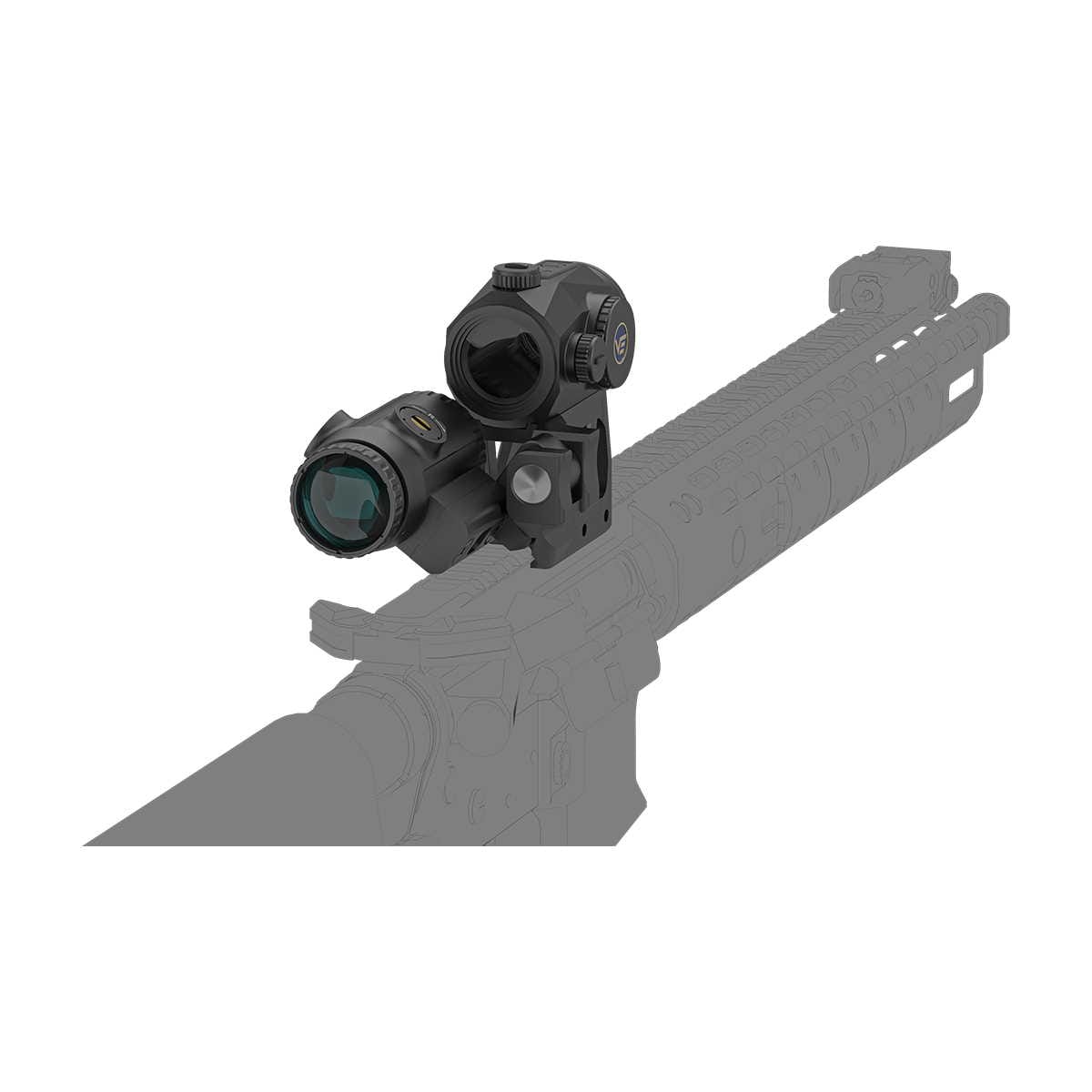 SCRAPPER 1x25 MRT RED DOT+PARAGON 3x MAGNIFIER CON ONE PIECE MOUNT - VECTOR OPTICS - immagine 10