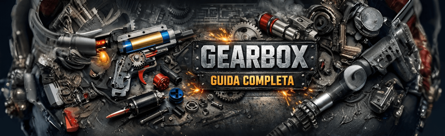 Gearbox Softair guida completa a funzionamento, componenti, manutenzione e upgrade