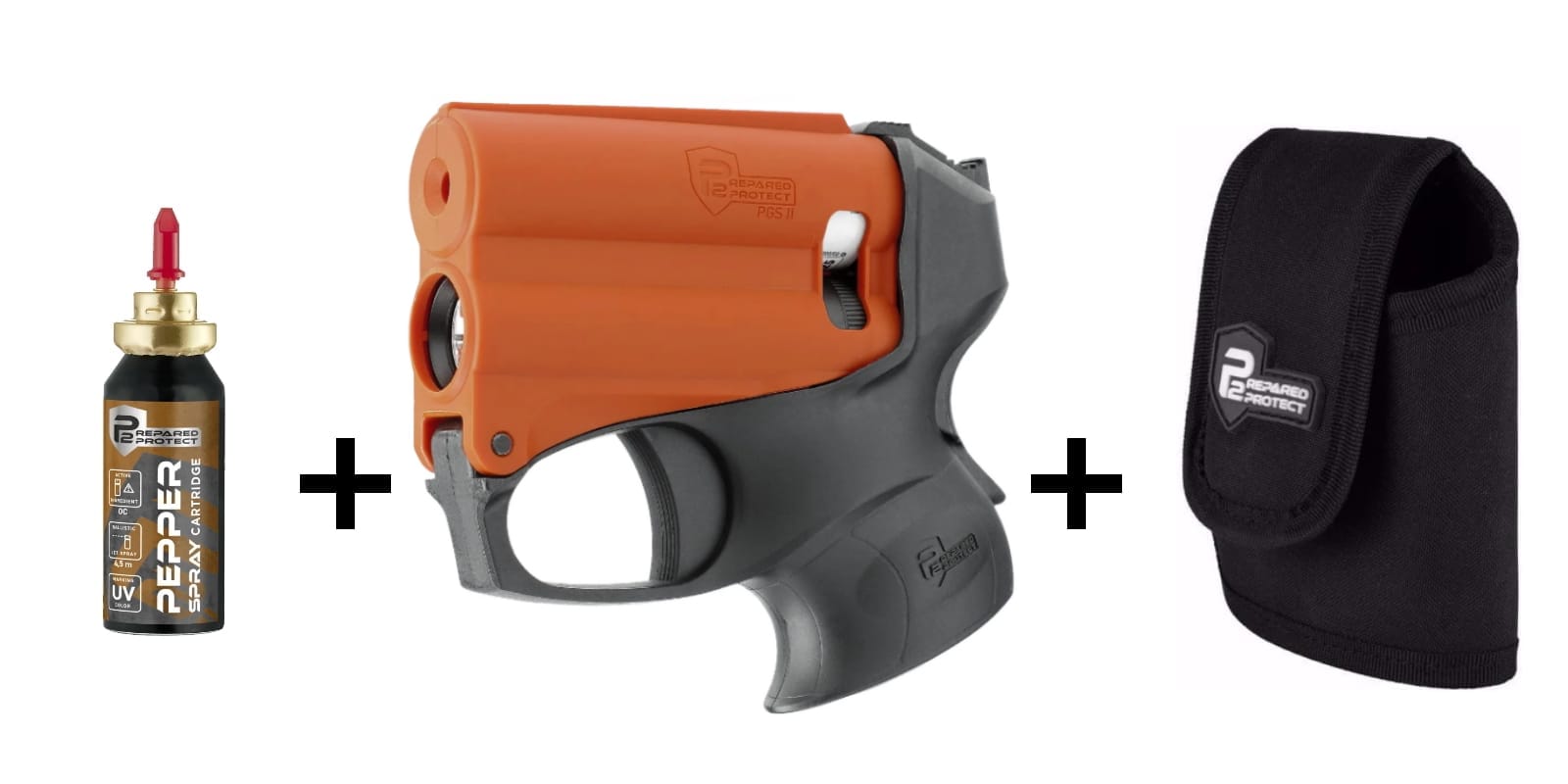 kit pistola spray peperoncino p2p pgs ii umarex con fondina in cordura nera