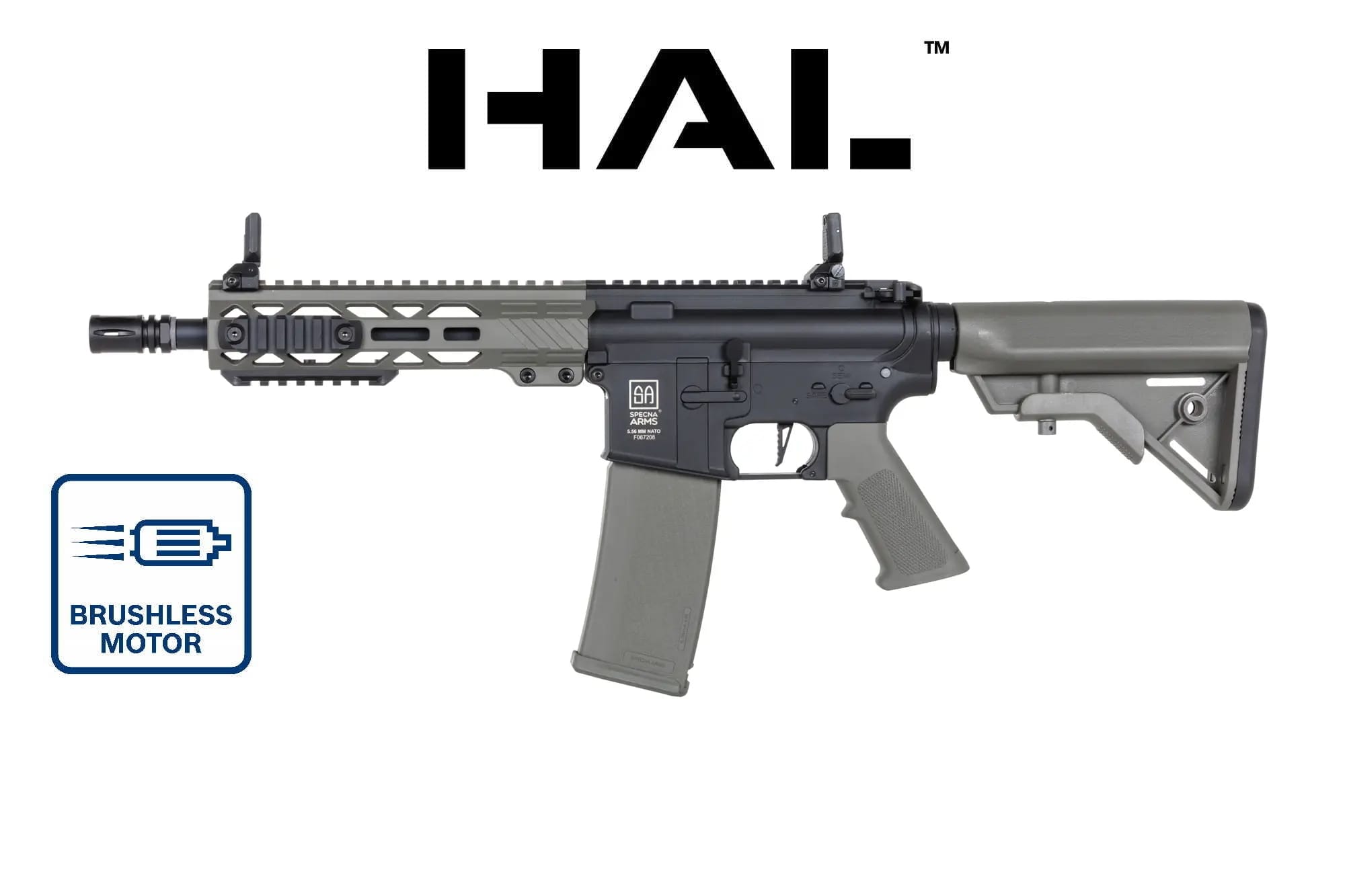 Fucile softair Specna Arms M4 F08 FLEX BLDC HAL ETU GEN.2 colorazione Foliage Green