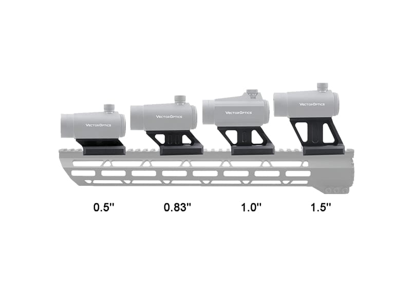 RIALZO PER RED DOT DA 1.5" - VECTOR OPTICS - immagine 7