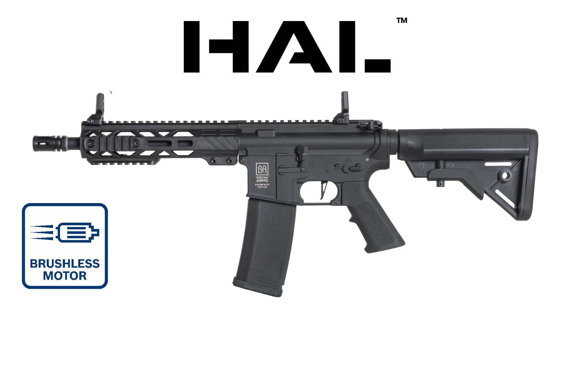 Fucile softair Specna Arms M4 F08 FLEX con motore brushless BLDC e sistema HAL ETU Gen.2