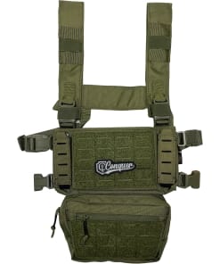 Core Chest Rig Conquer OD Green gilet tattico softair frontale