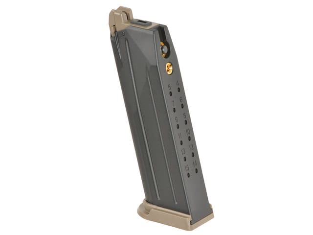CARICATORE FN 509 GBB 23 BB - TAN - CYBERGUN - immagine 2