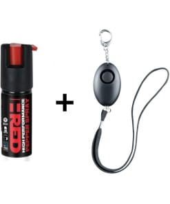 KIT T-RED PEPPER SPRAY ANTIAGGRESSIONE + SHRILL ALARM – SABRE UMAREX