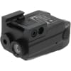 Vista dettagliata della torcia con laser verde L2 prodotta da Duel Code per equipaggiamento tattico e repliche da softair. Disponibile nello store online Gunshot.it. Torcia con laser verde L2 Duel Code montata su slitta per replica softair
