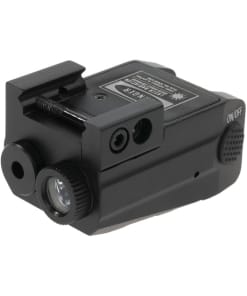 Torcia con laser verde L2 Duel Code montata su slitta per replica softair