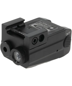 Torcia con laser verde L2 Duel Code montata su slitta per replica softair
