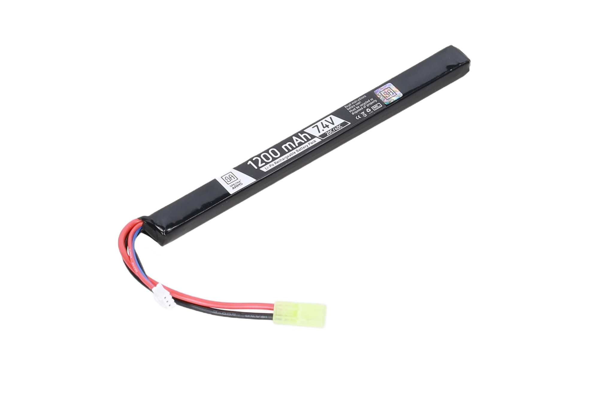 BATTERIA LIPO 7.4V 1200mAh 20C PER AK - SPECNA ARMS