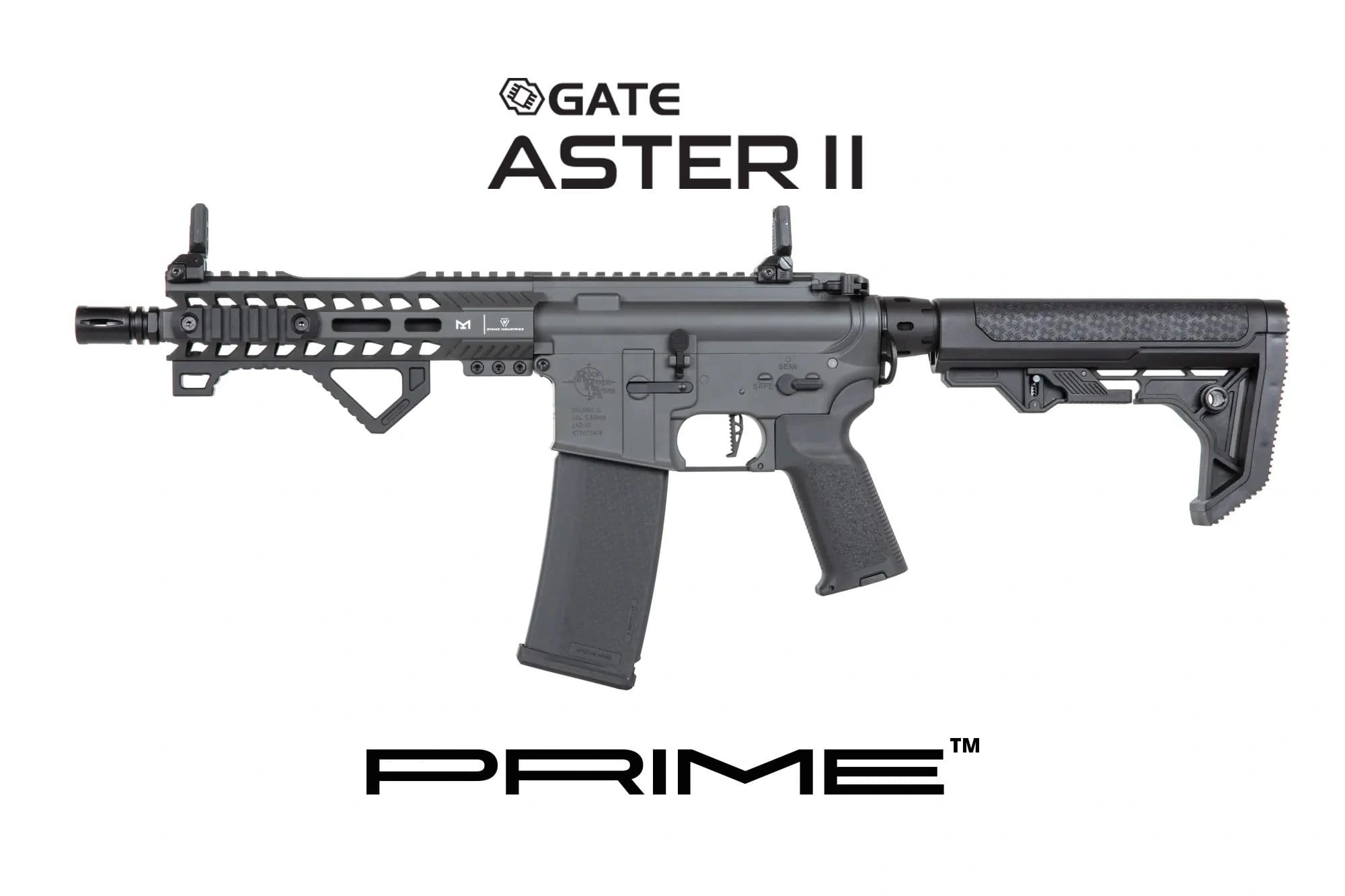 M4 RRA SA-P17 Prime BLDC Aster II Specna Arms replica softair nera vista laterale