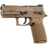 Pistola softair a gas P320 M18 Sig Sauer Tan full metal scarrellante