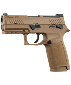 Pistola softair a gas P320 M18 Sig Sauer Tan full metal scarrellante